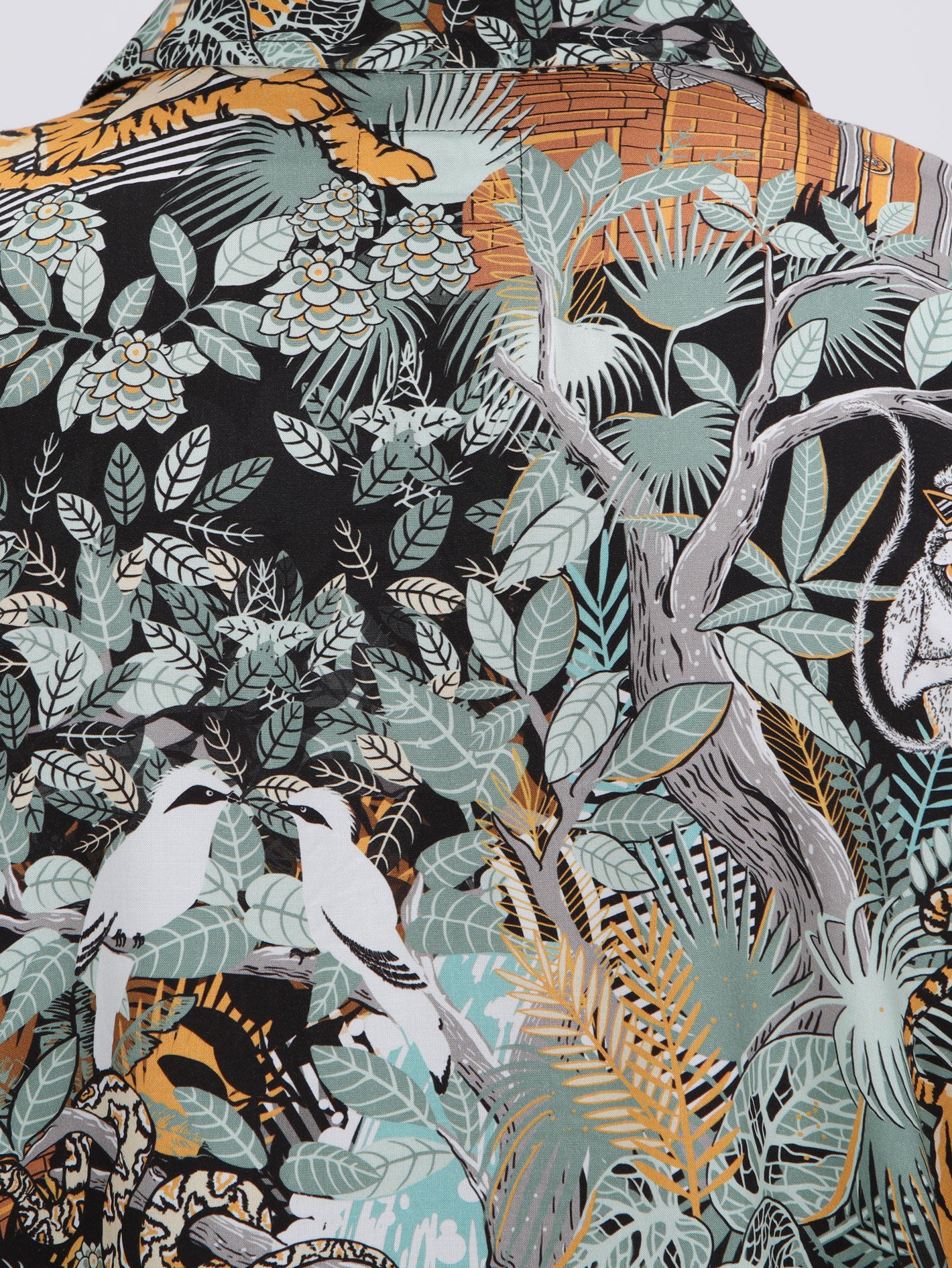 Volcom Bali Forest Shirt - Black Combo