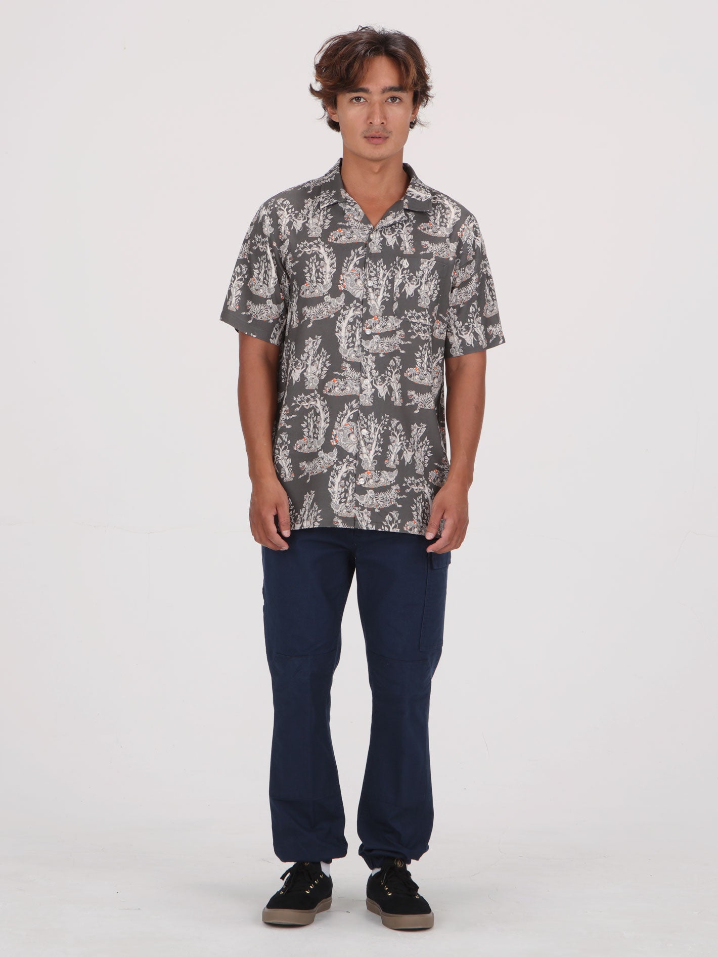 Volcom Kamasan Shirt - Rinsed Black