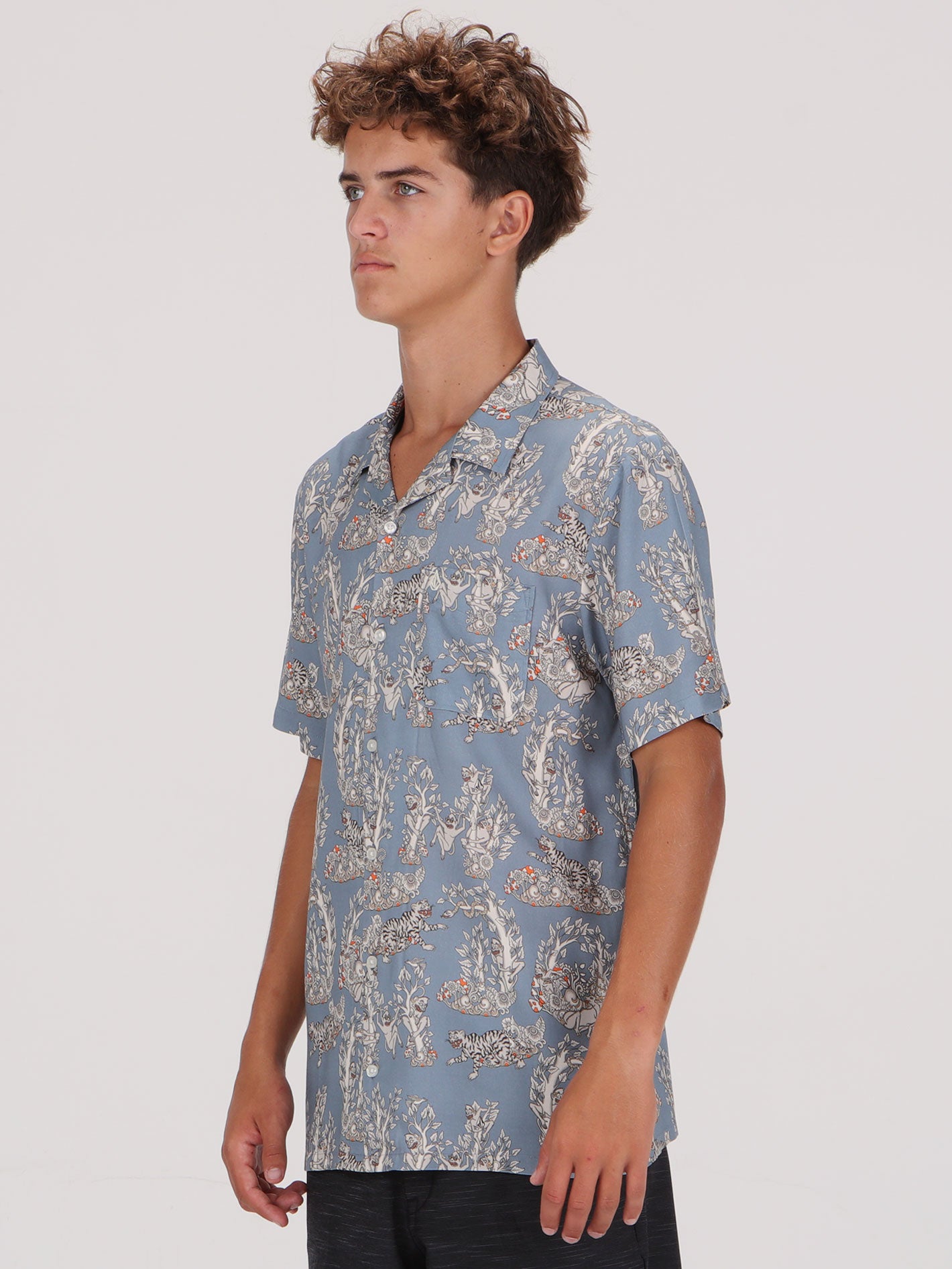 Volcom Kamasan Shirt - Blue Mirage