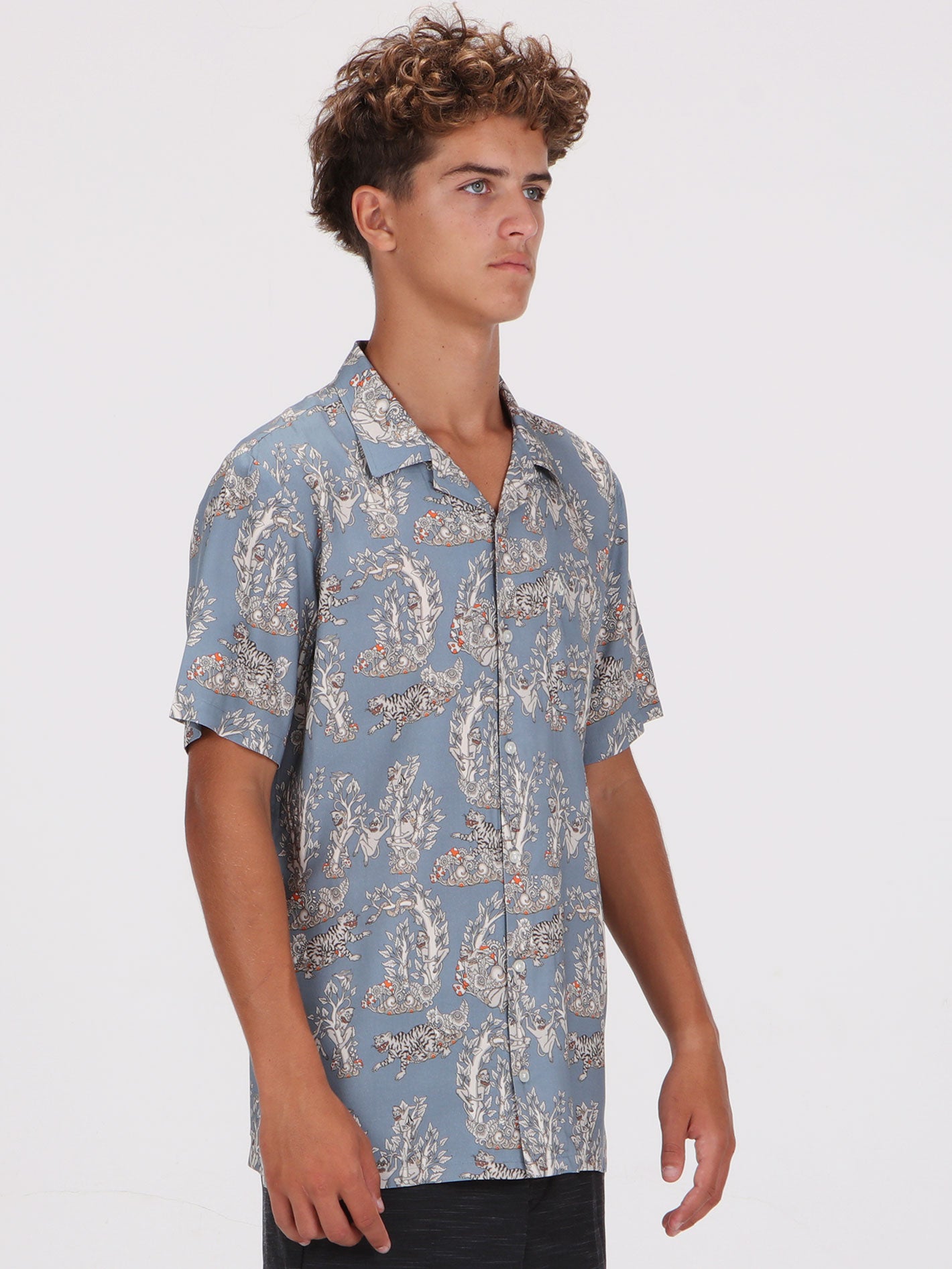 Volcom Kamasan Shirt - Blue Mirage