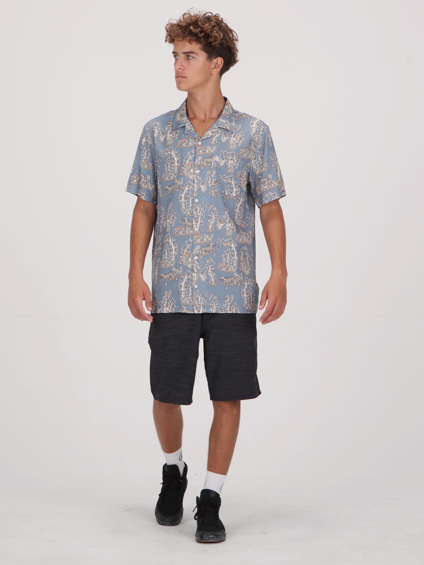 Volcom Kamasan Shirt - Blue Mirage