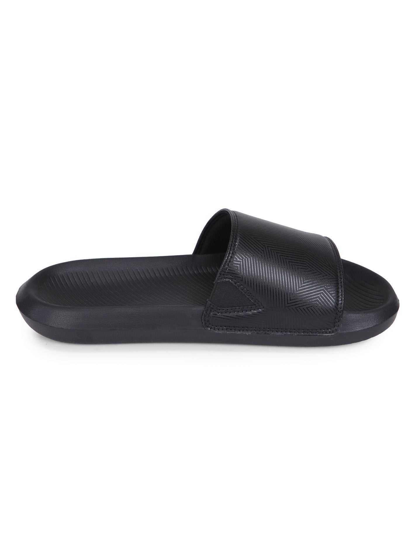 Volcom Geoprint Slider Sandals - Black