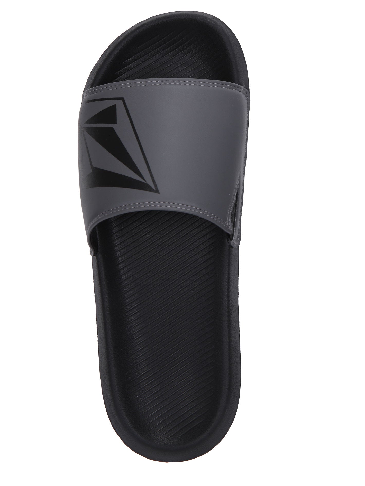Volcom Bigotone Slider Sandals - Black Grey