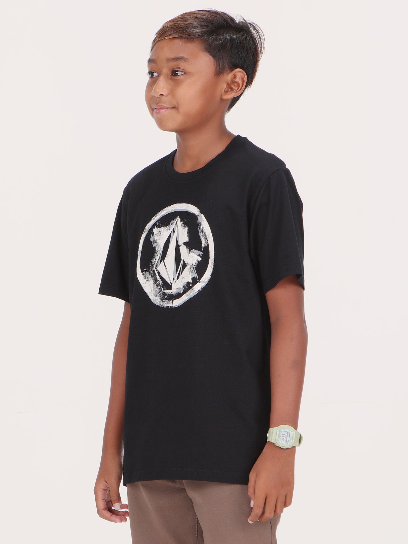 Volcom Big Boys Circlemess Tee - Black