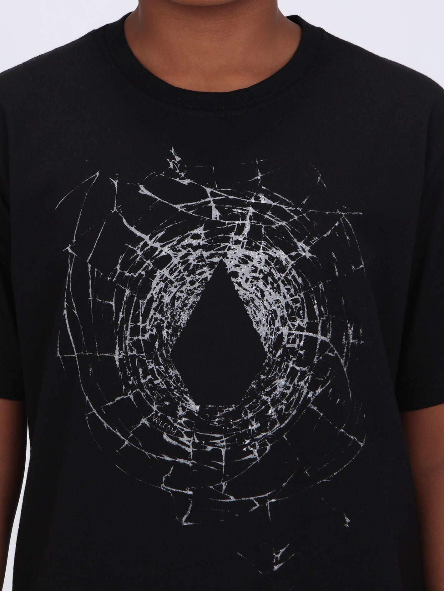 Volcom Big Boys Cracked Stone Tee - Black