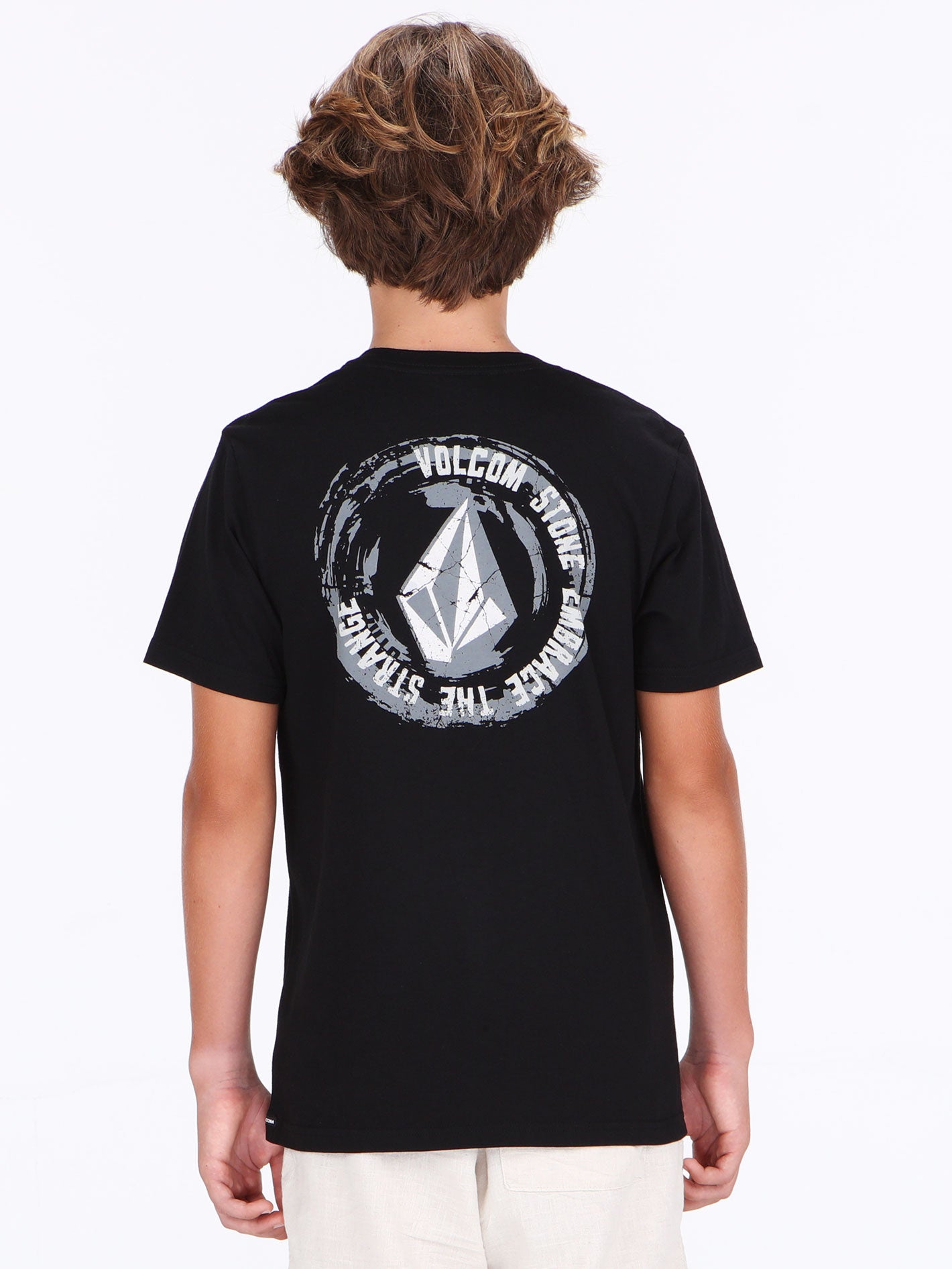 Volcom Big Boys The Strange Tee - Black