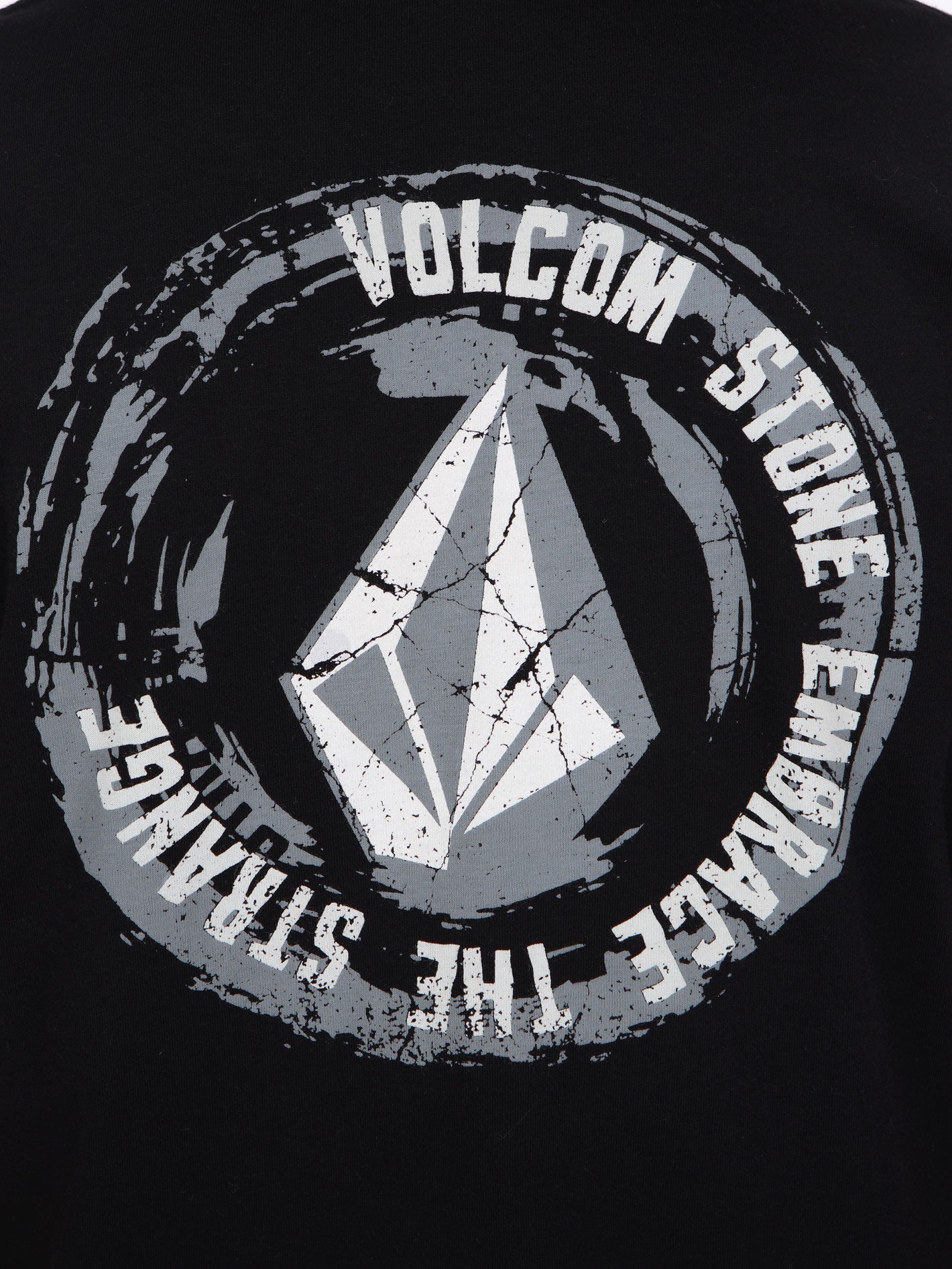 Volcom Big Boys The Strange Tee - Black