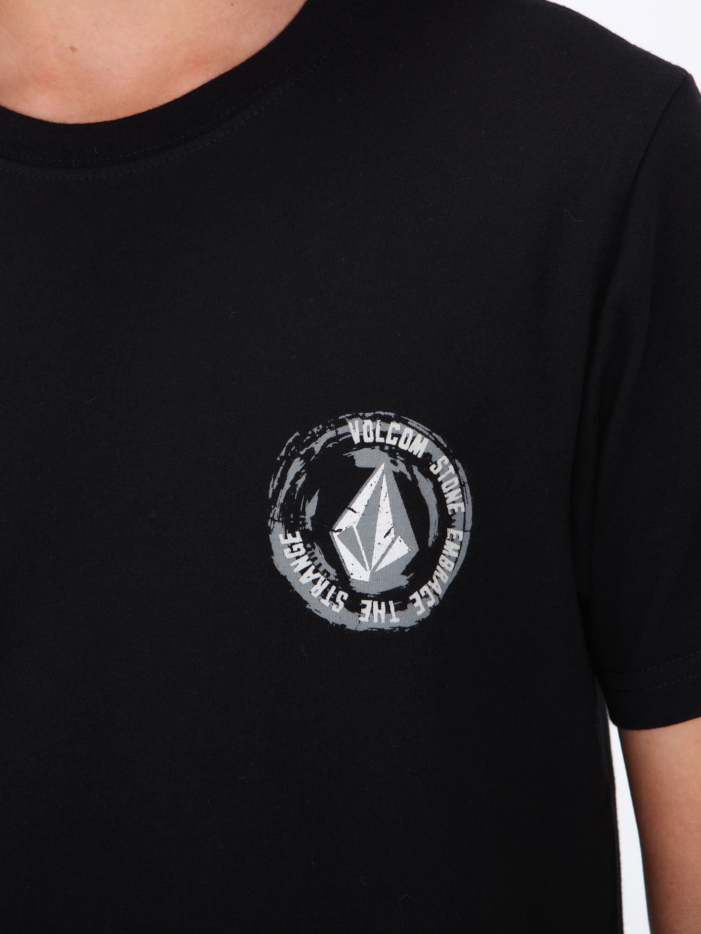 Volcom Big Boys The Strange Tee - Black