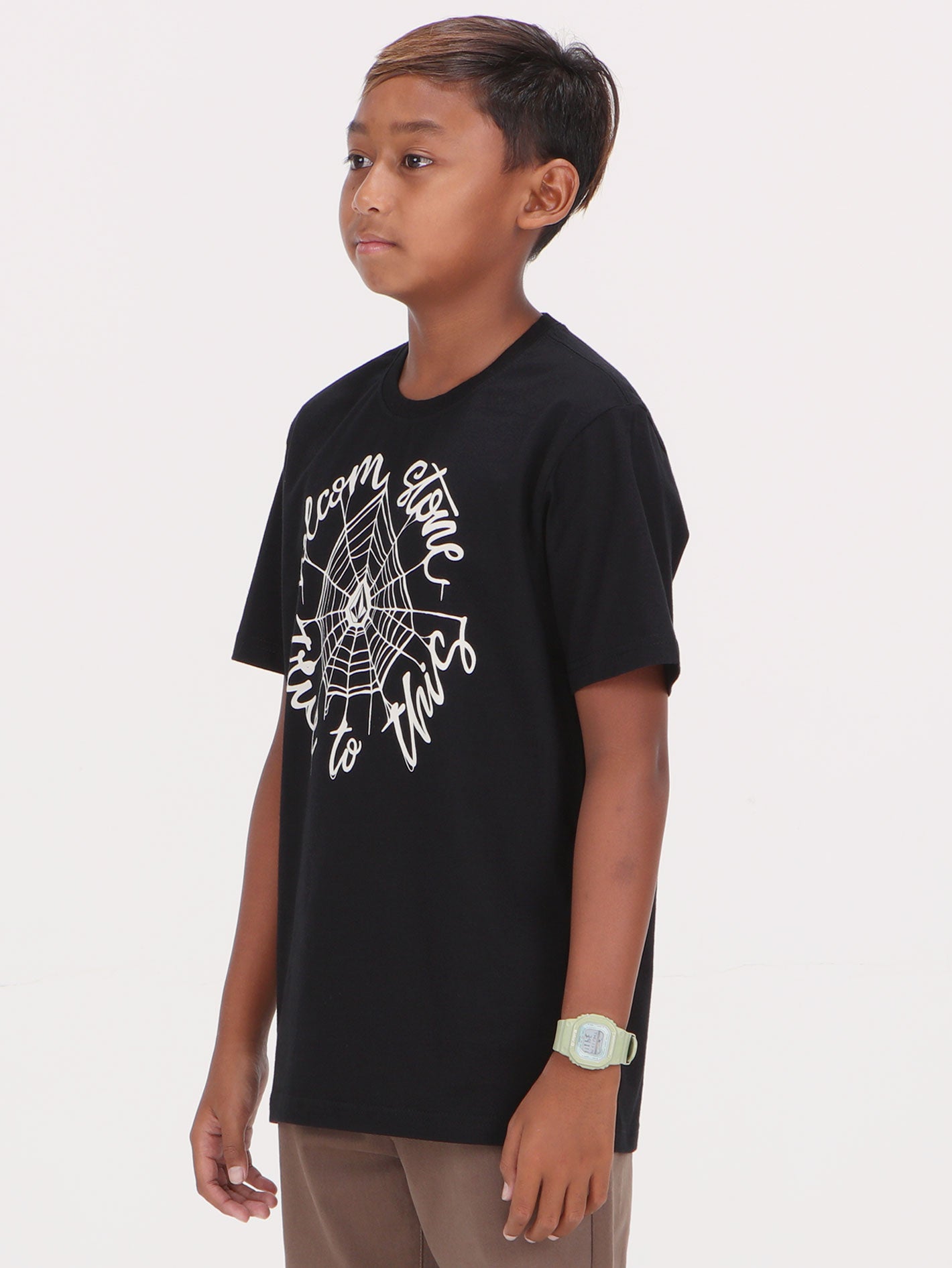 Volcom Big Boys Sticky Web Tee - Black