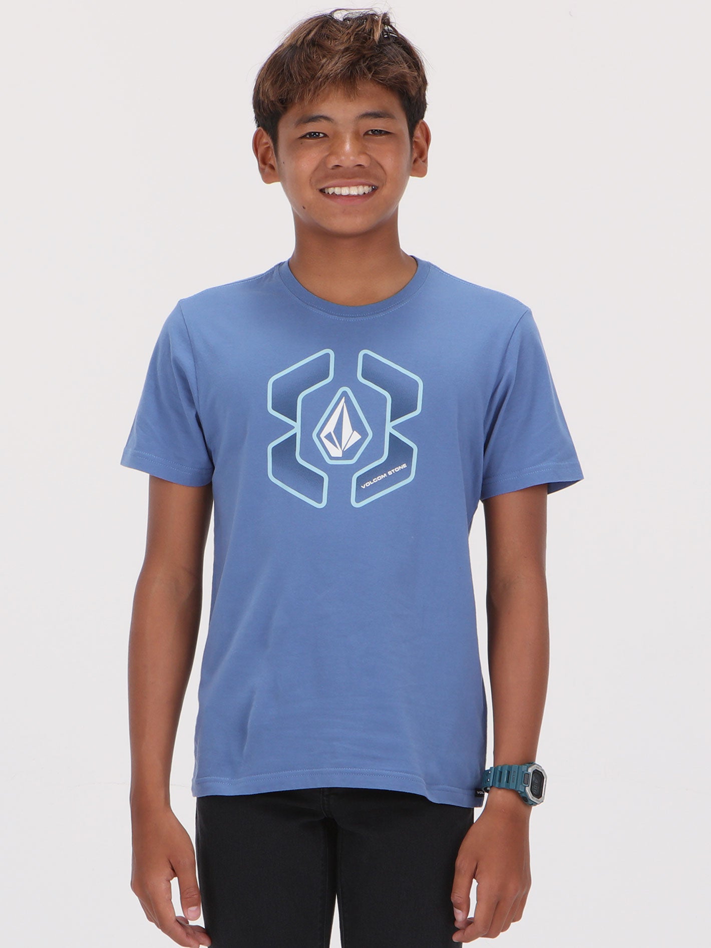 Volcom Big Boys Refine Tee - Blueberry