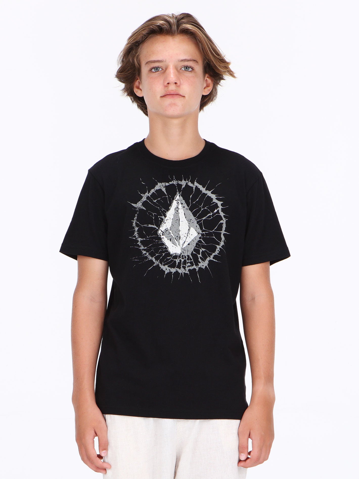 Volcom Big Boys Symbiostone Tee - Black