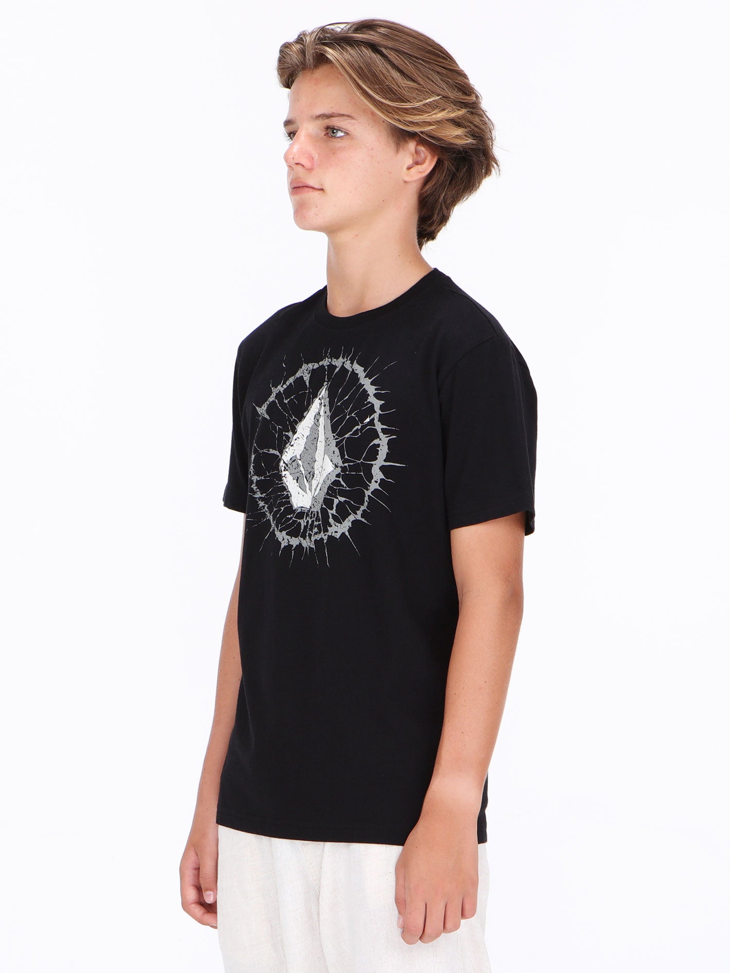 Volcom Big Boys Symbiostone Tee - Black