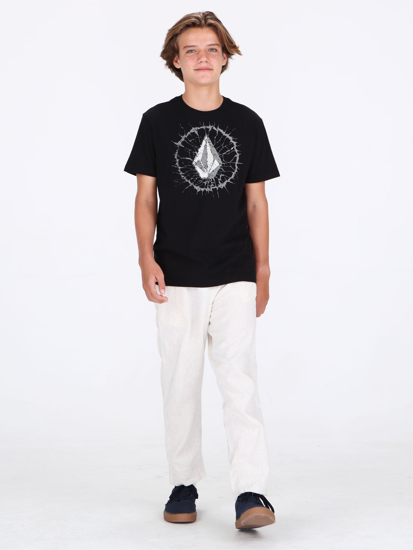 Volcom Big Boys Symbiostone Tee - Black