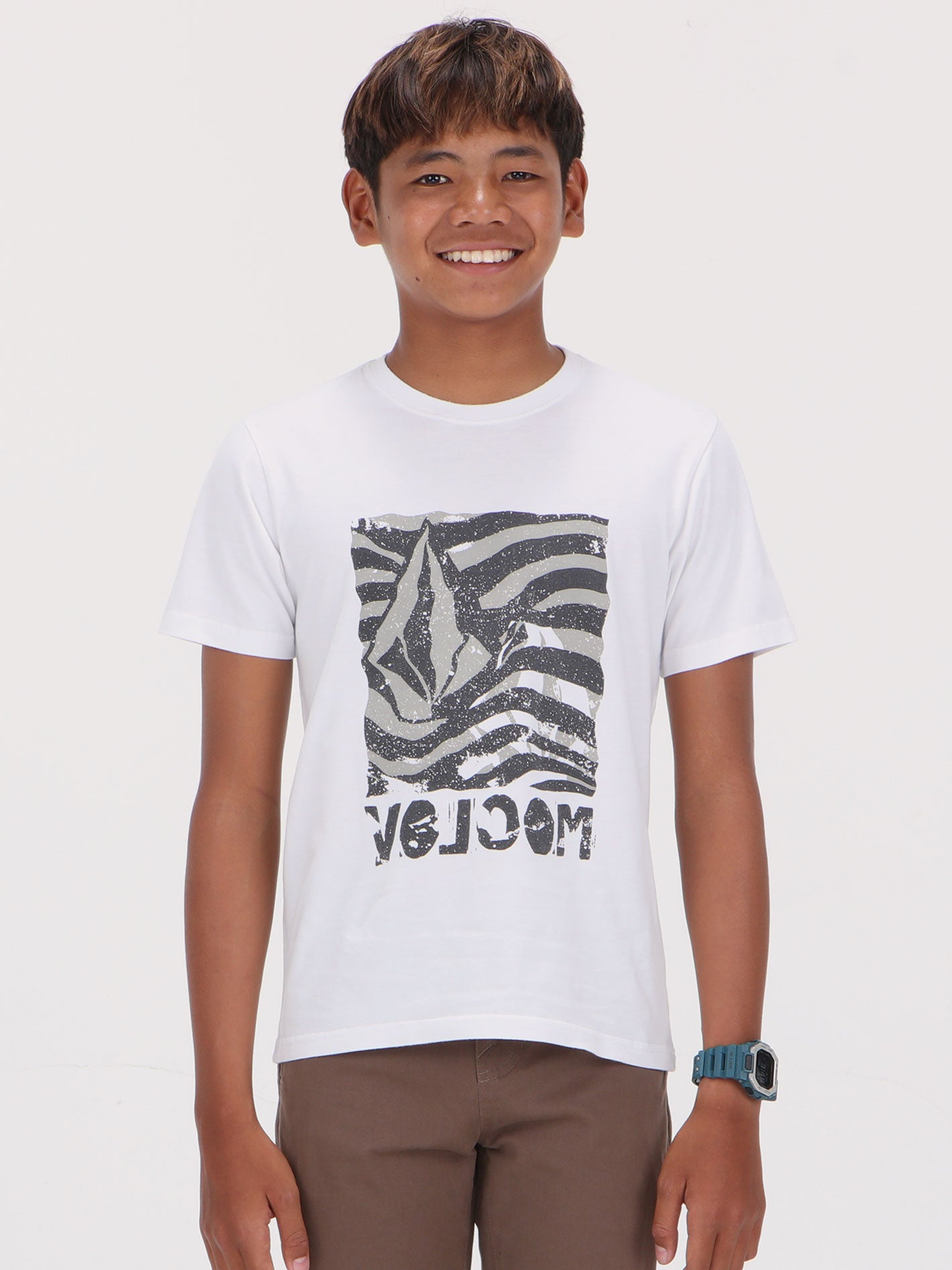 Volcom Big Boys Nash Tee - White