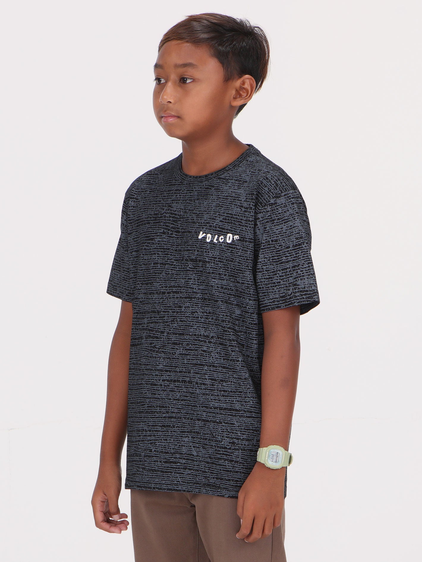 Volcom Big Boys Croft Tee - Black