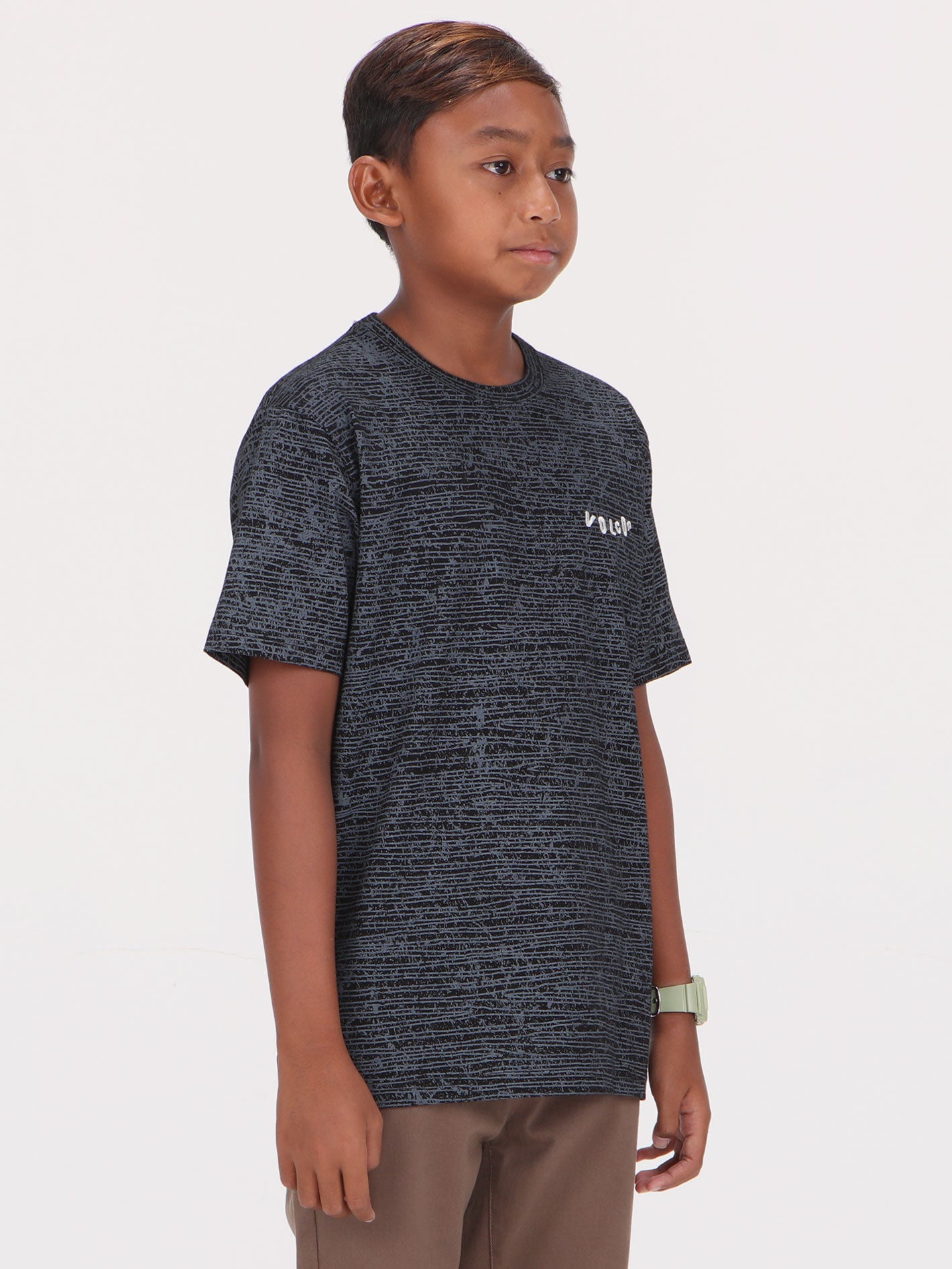 Volcom Big Boys Croft Tee - Black