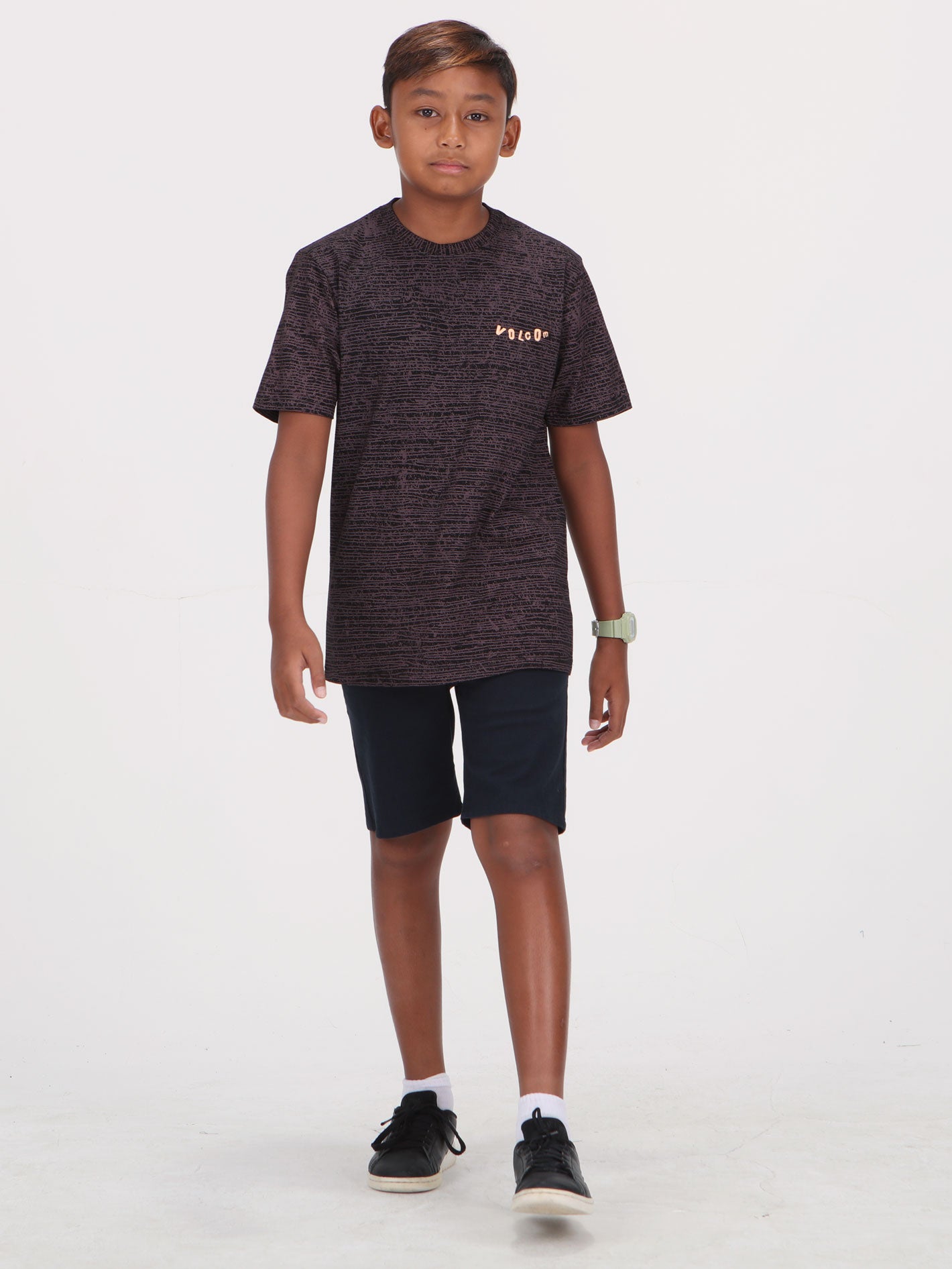 Volcom Big Boys Croft Tee - Nutmeg