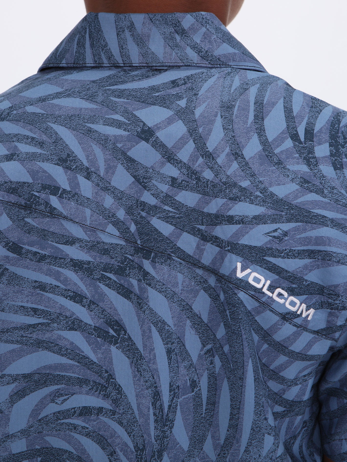 Volcom Big Boys Equal Short Sleeve Shirt - Blueberry