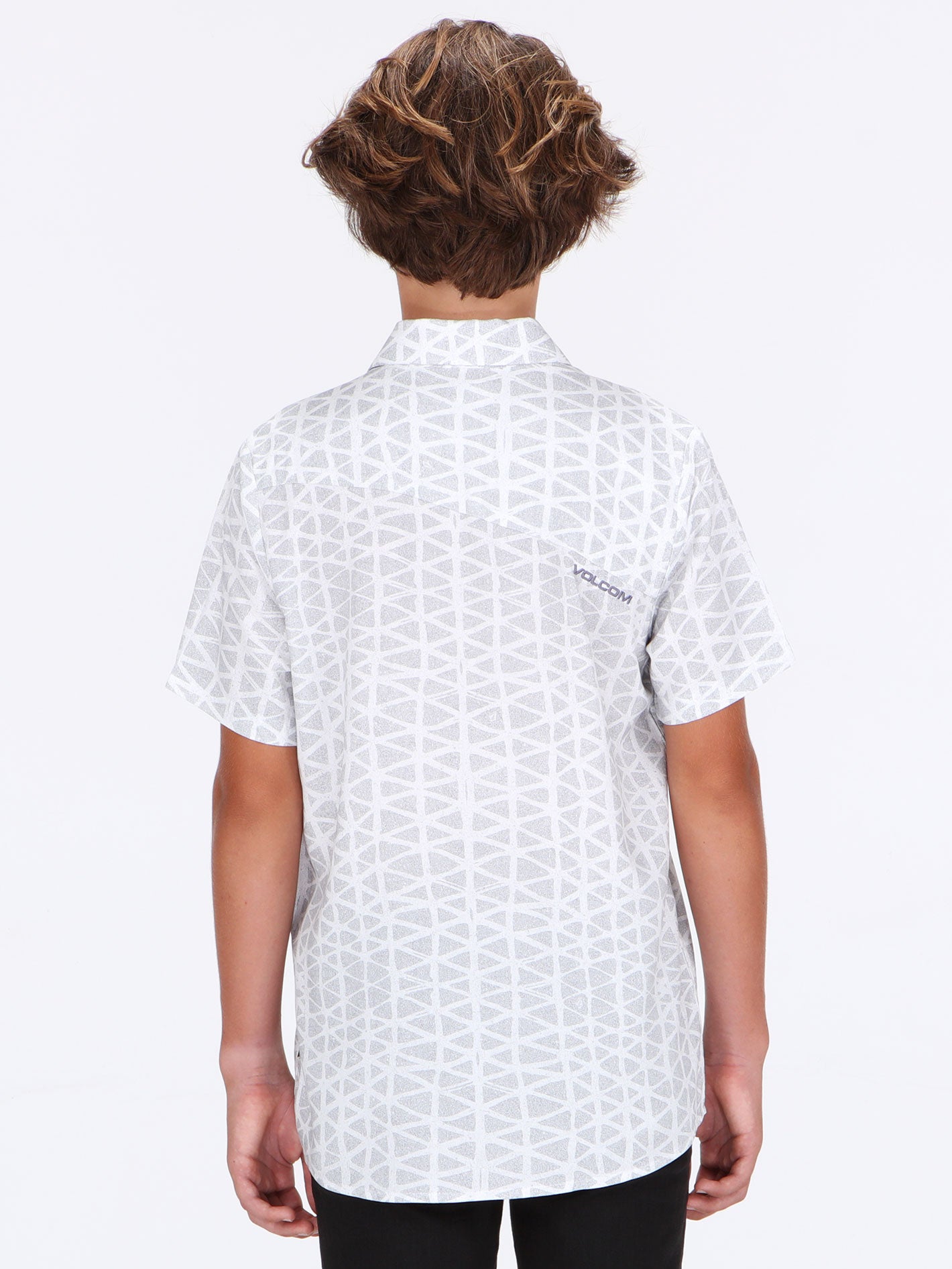 Volcom Big Boys Gibb Short Sleeve Shirt - White