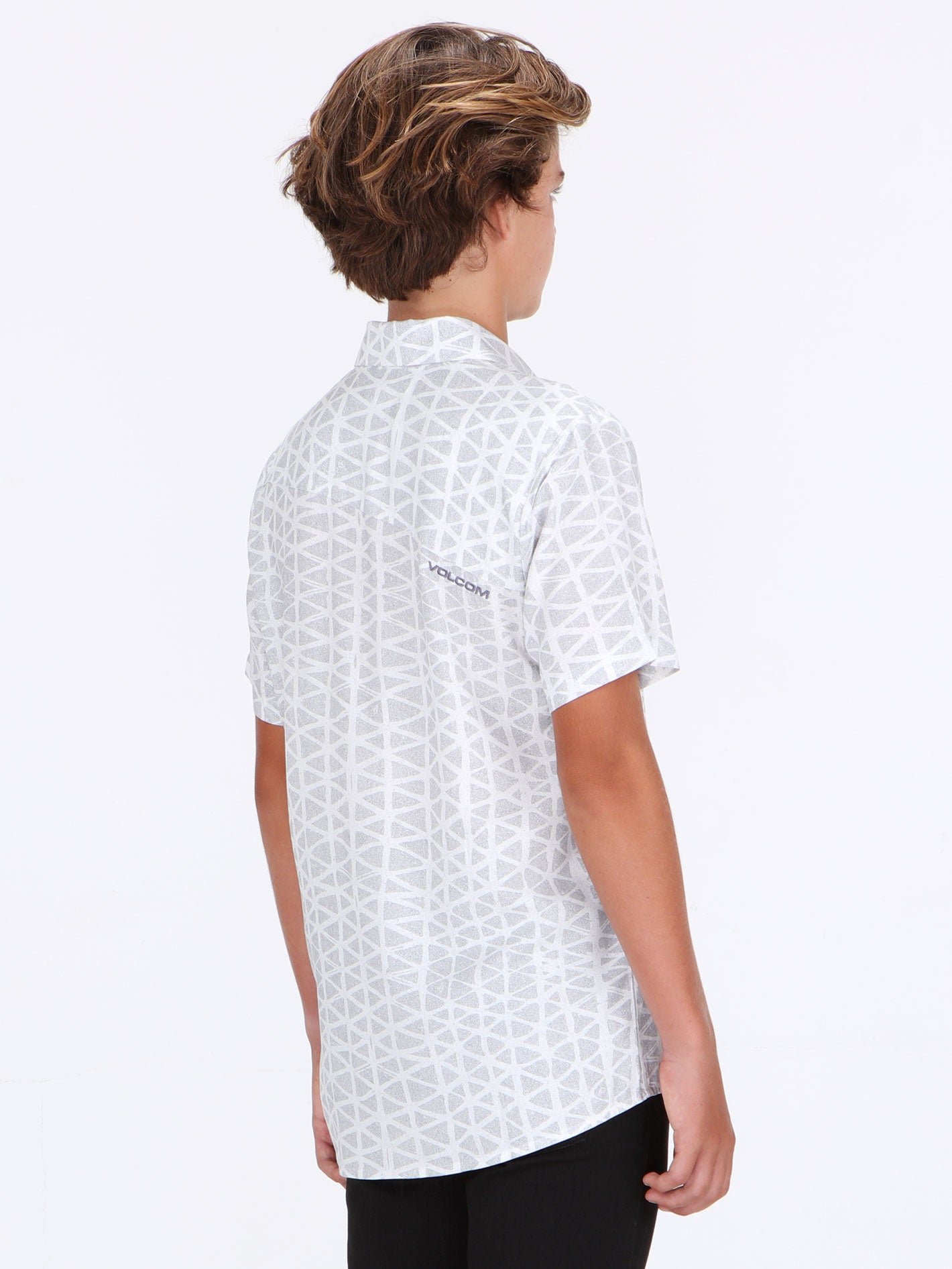 Volcom Big Boys Gibb Short Sleeve Shirt - White