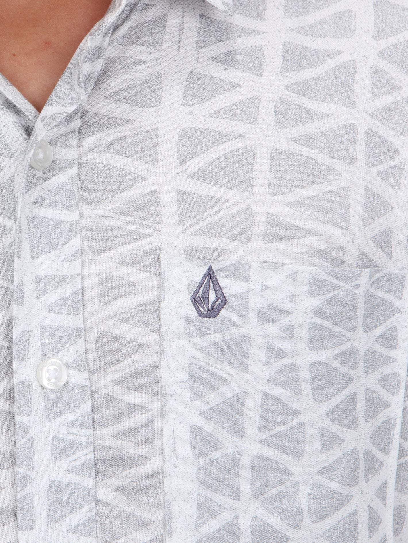 Volcom Big Boys Gibb Short Sleeve Shirt - White