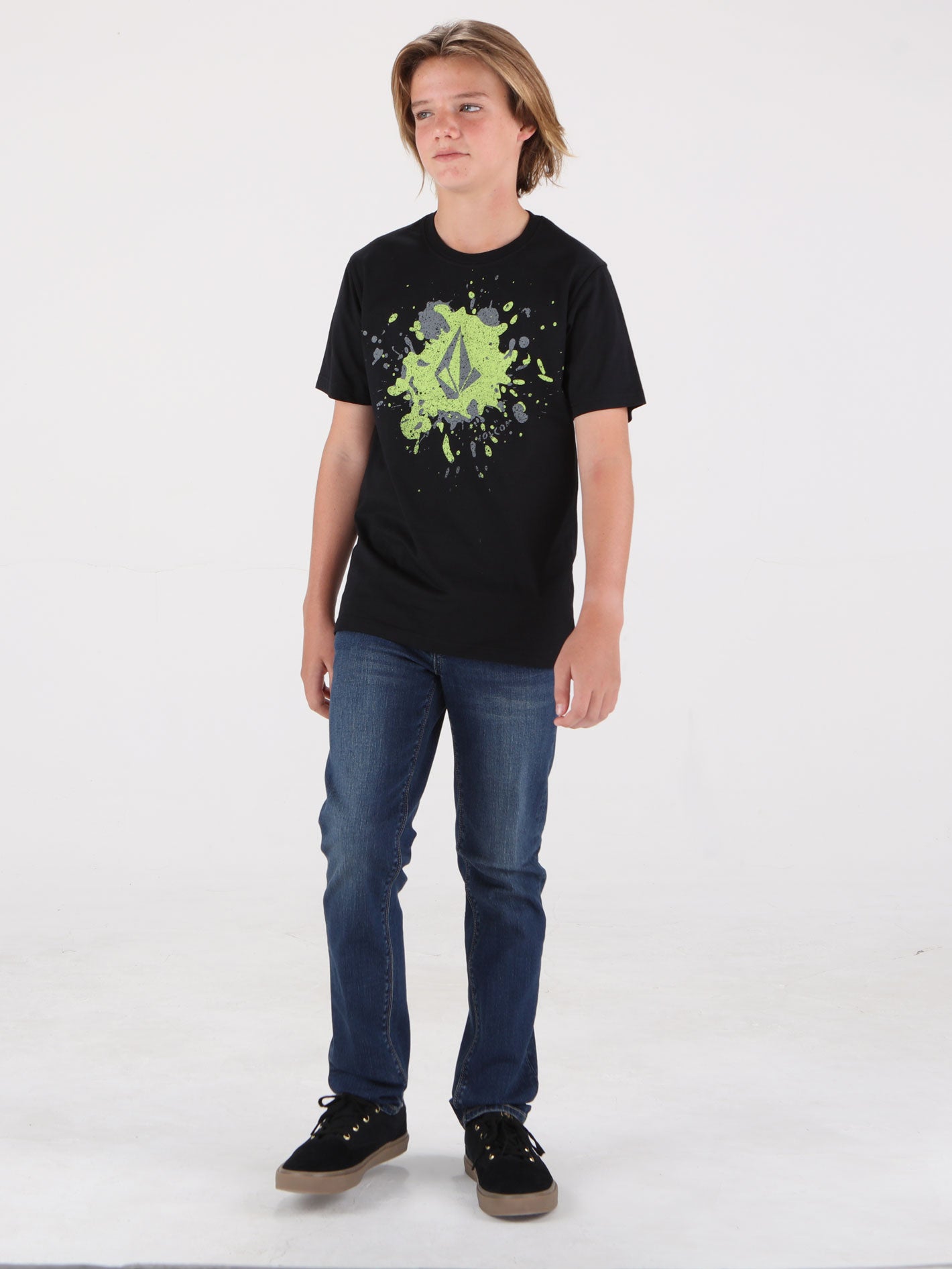 Volcom Big Boys Splash Stone Tee - Black