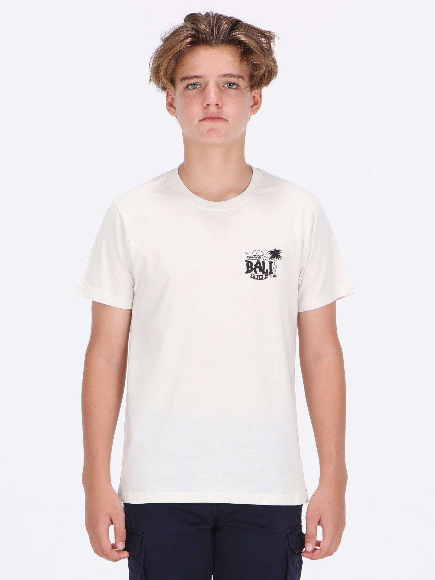 Volcom Big Boys Bali Love Drop Tee - Cream