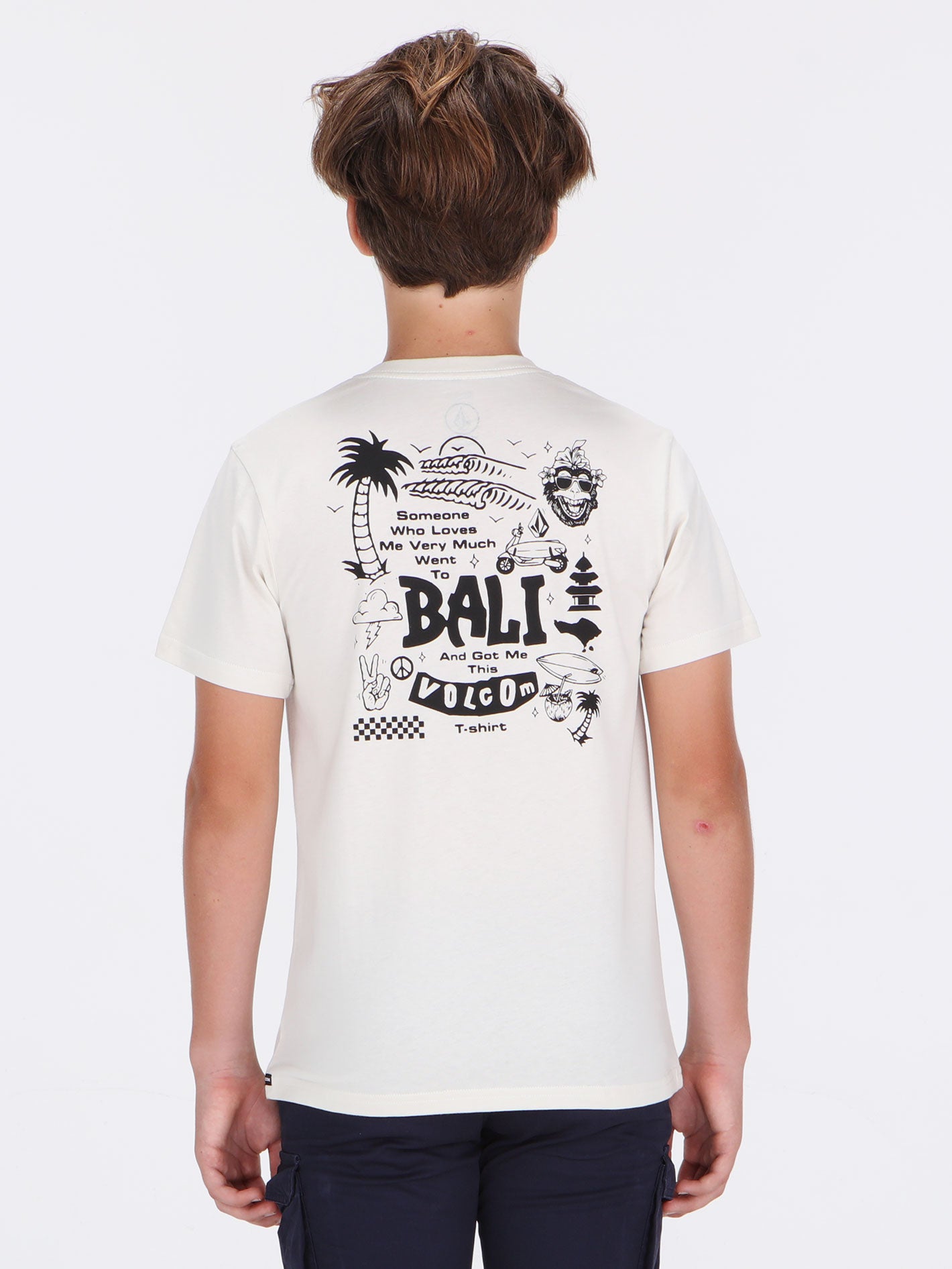 Volcom Big Boys Bali Love Drop Tee - Cream