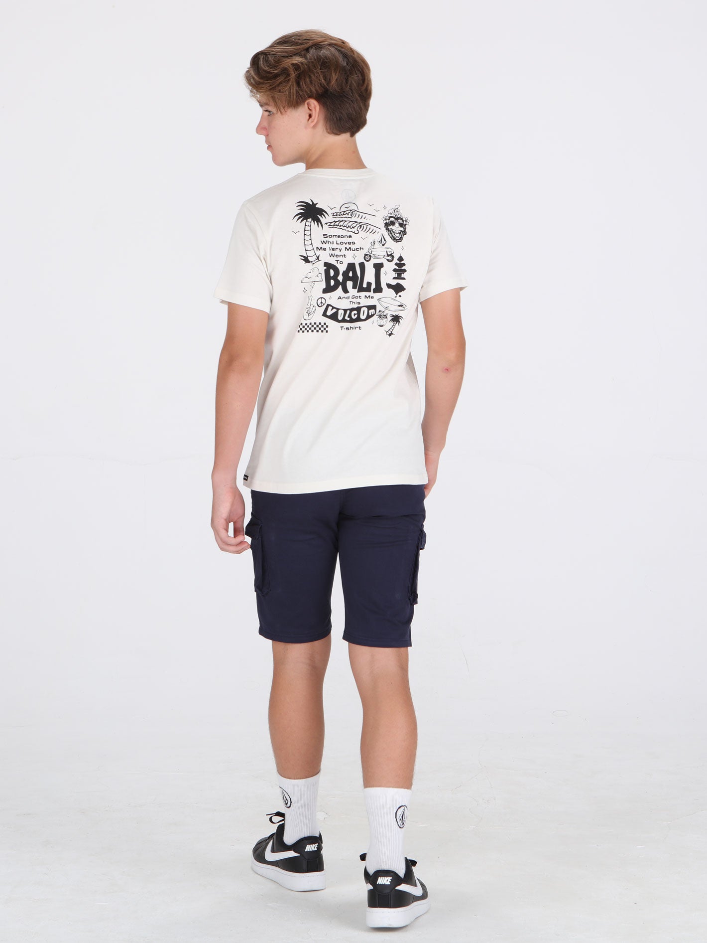 Volcom Big Boys Bali Love Drop Tee - Cream