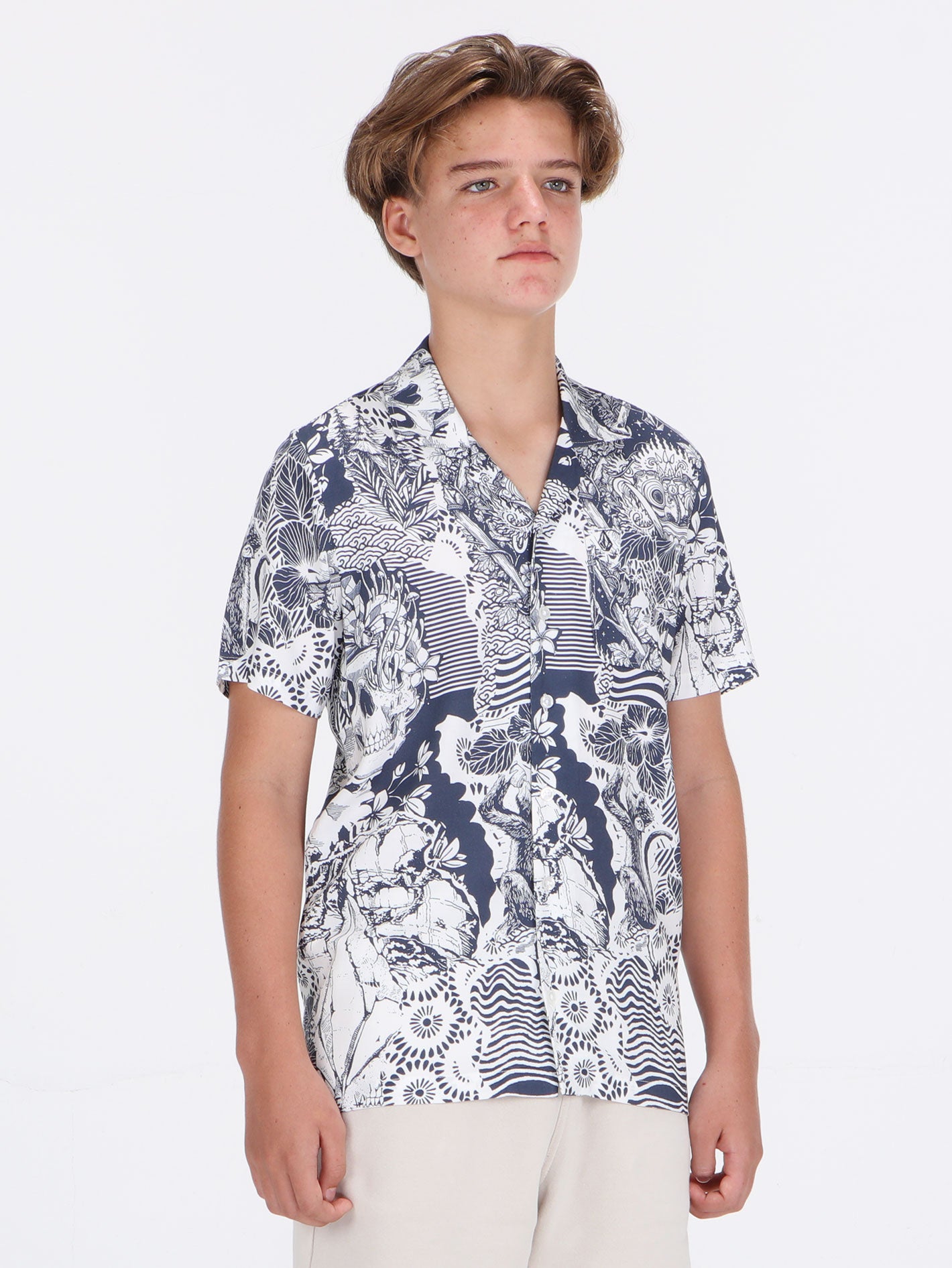 Volcom Big Boys Ride The Wave Tank - White