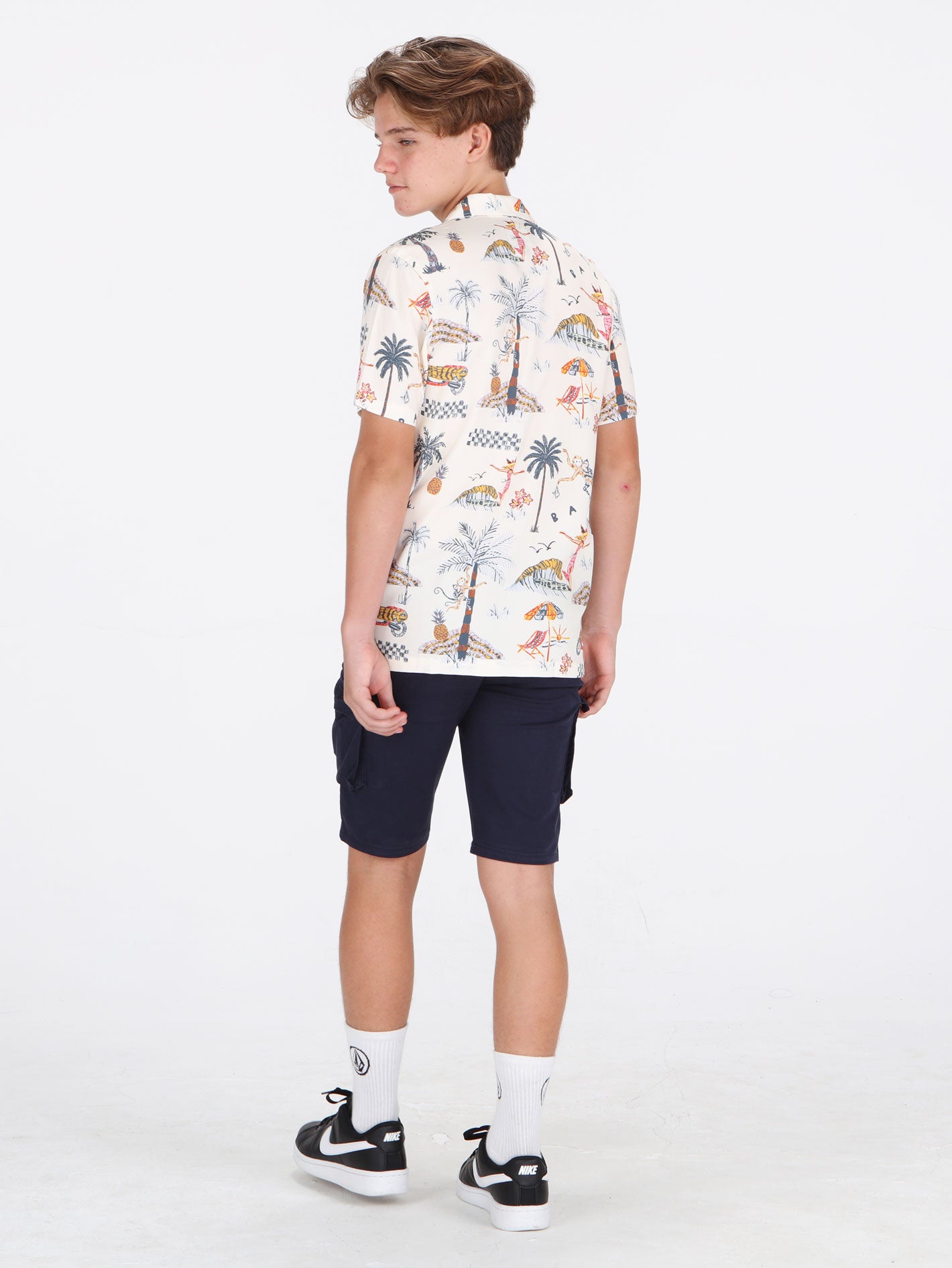 Volcom Big Boys Sunset Swingers Shirt - Natural