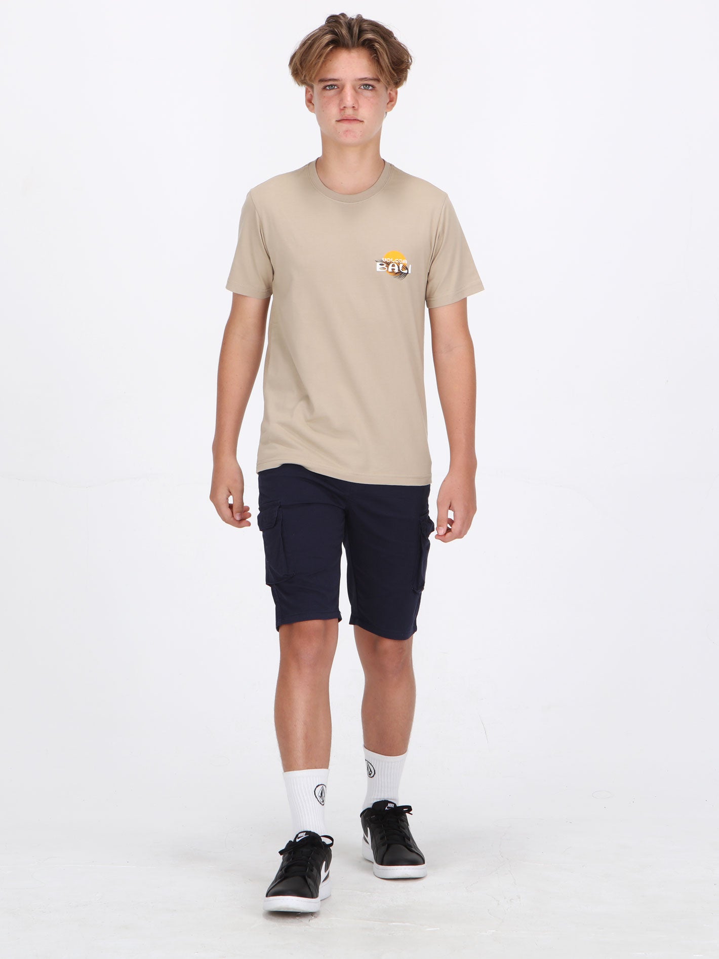 Volcom Big Boys Bali Soltide Tee - Desert