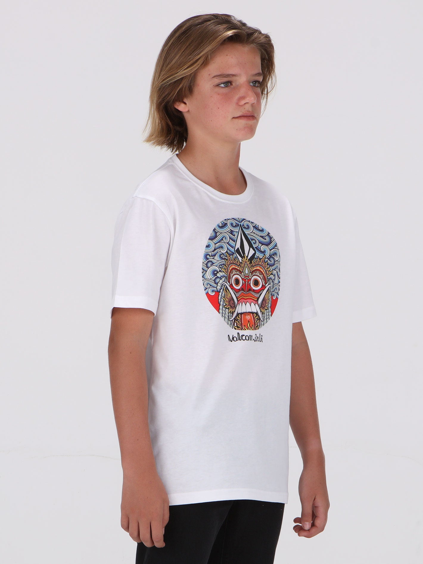 Volcom Big Boys Rangda Tee - White
