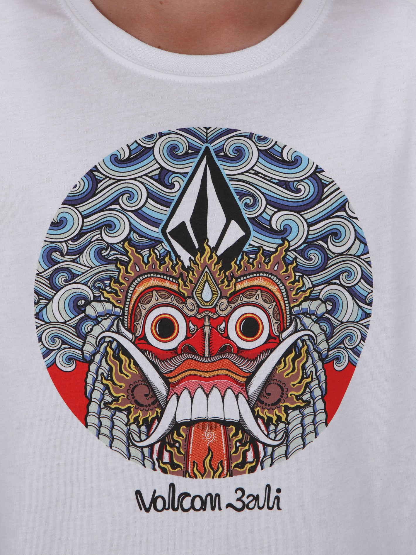 Volcom Big Boys Rangda Tee - White