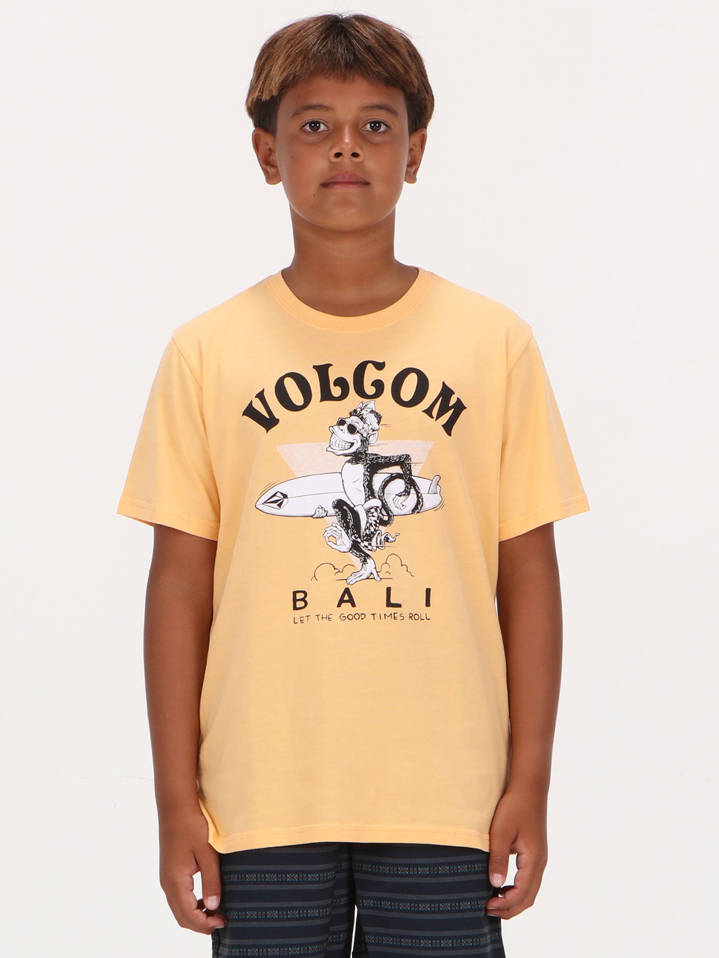 Volcom Big Boys Simon Tee - Tigerlily