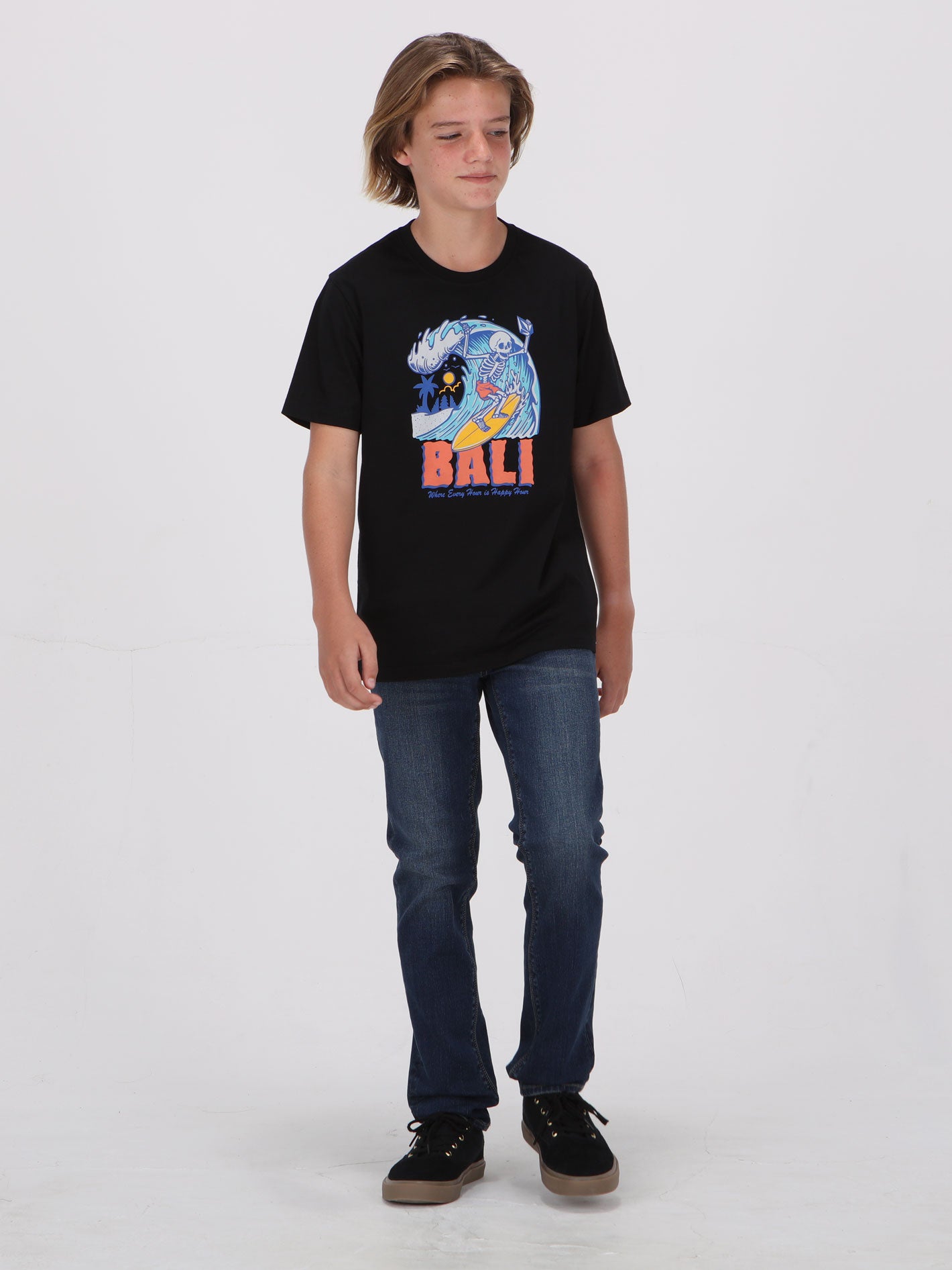 Volcom Big Boys Happy Hour Tee - Black