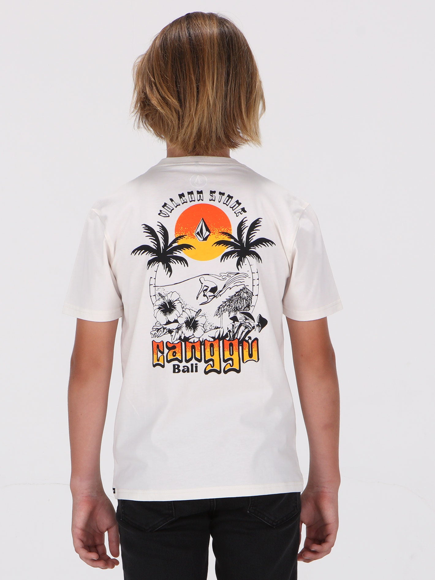Volcom Big Boys Canggu Tee - Off White