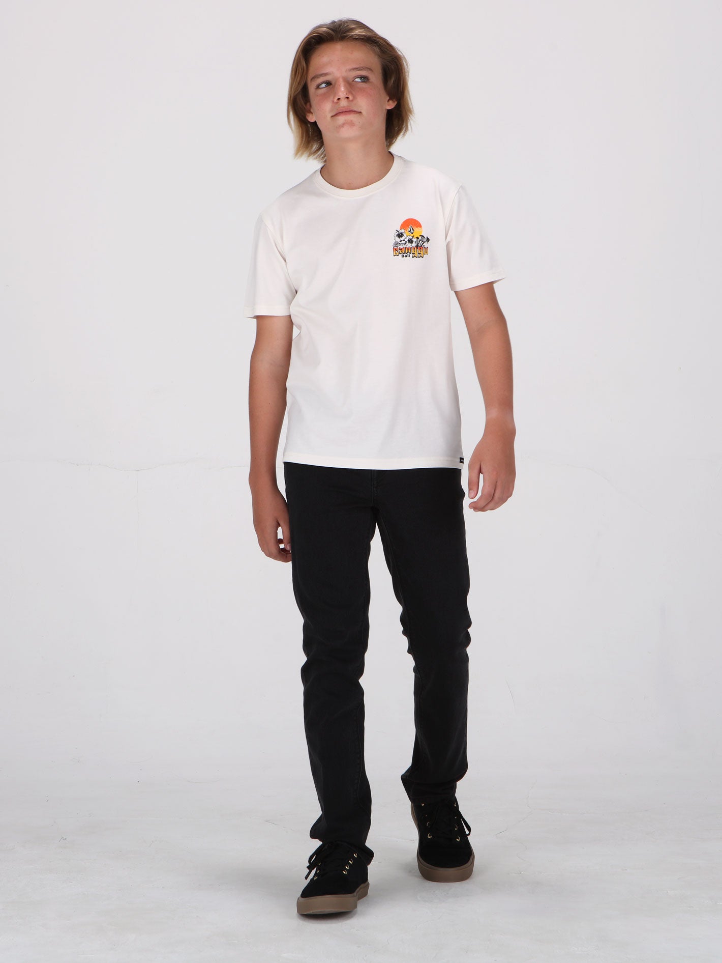 Volcom Big Boys Canggu Tee - Off White
