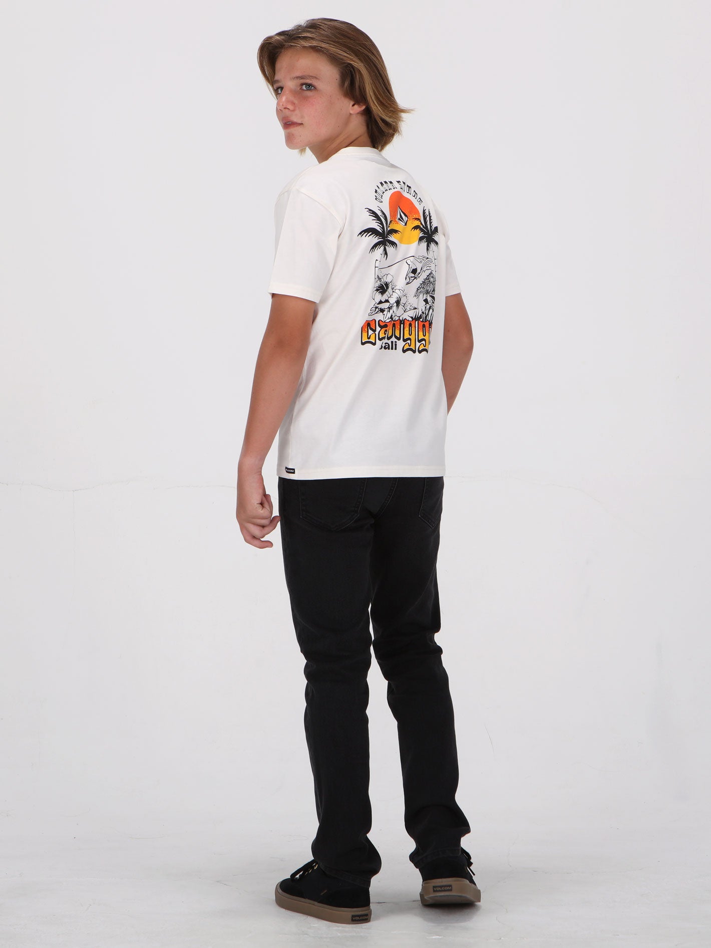 Volcom Big Boys Canggu Tee - Off White