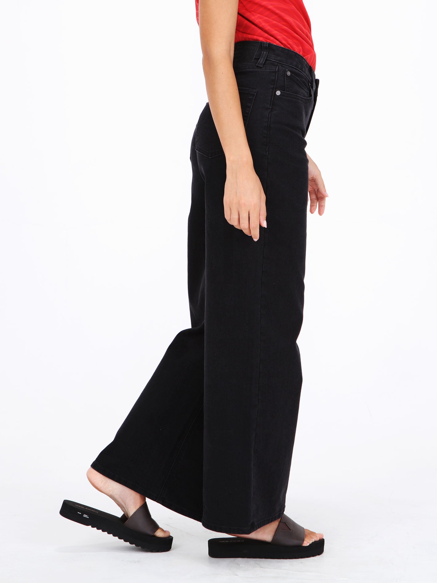 Volcom Stoned BF Lowrise Jeans - Blackout