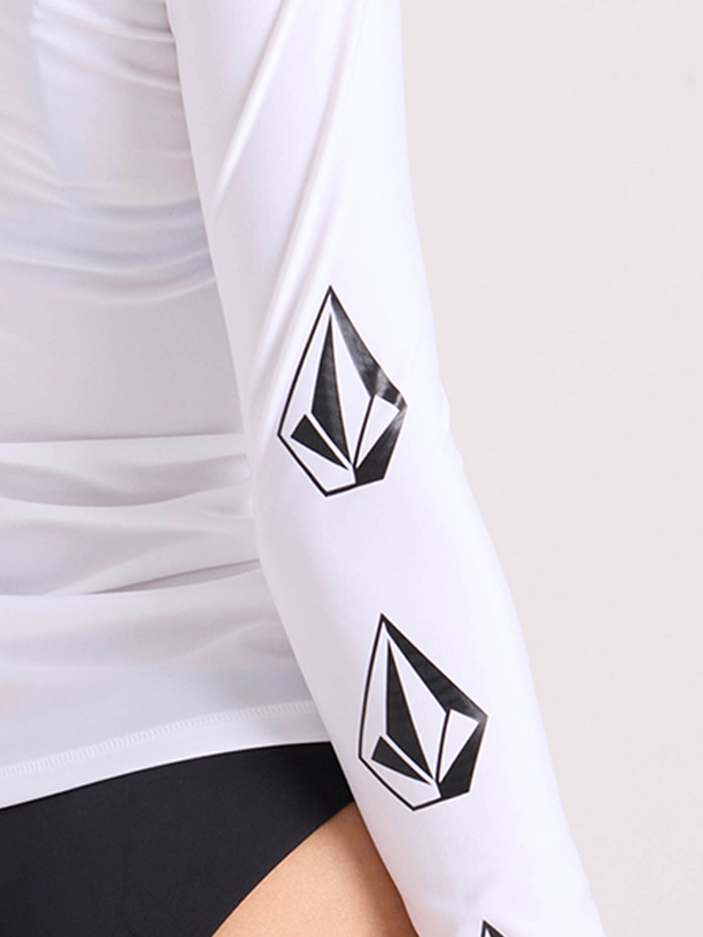Volcom Simply Core Longsleeve Rashguard  - White