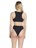 Volcom Simply Seamless High Waist Bikini - Black
