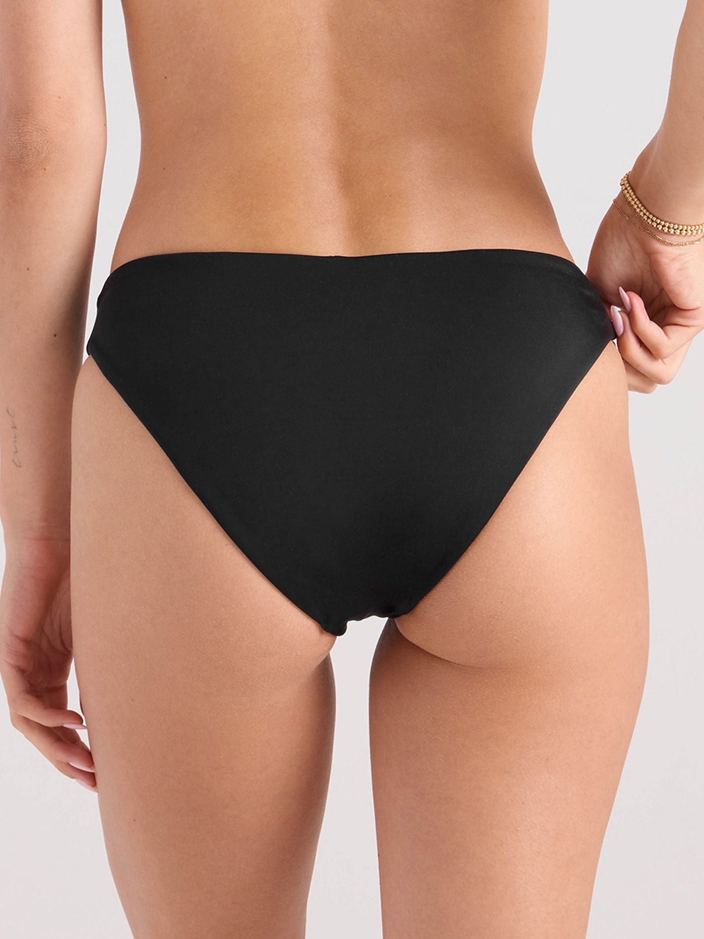 Volcom Simply Seamless Midrise Skimpy  - Black