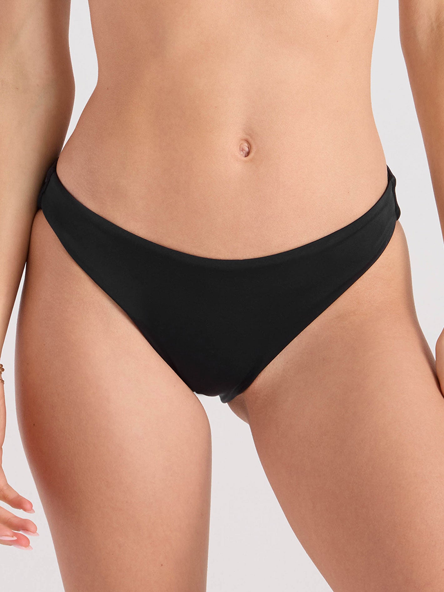 Volcom Simply Seamless Midrise Skimpy  - Black