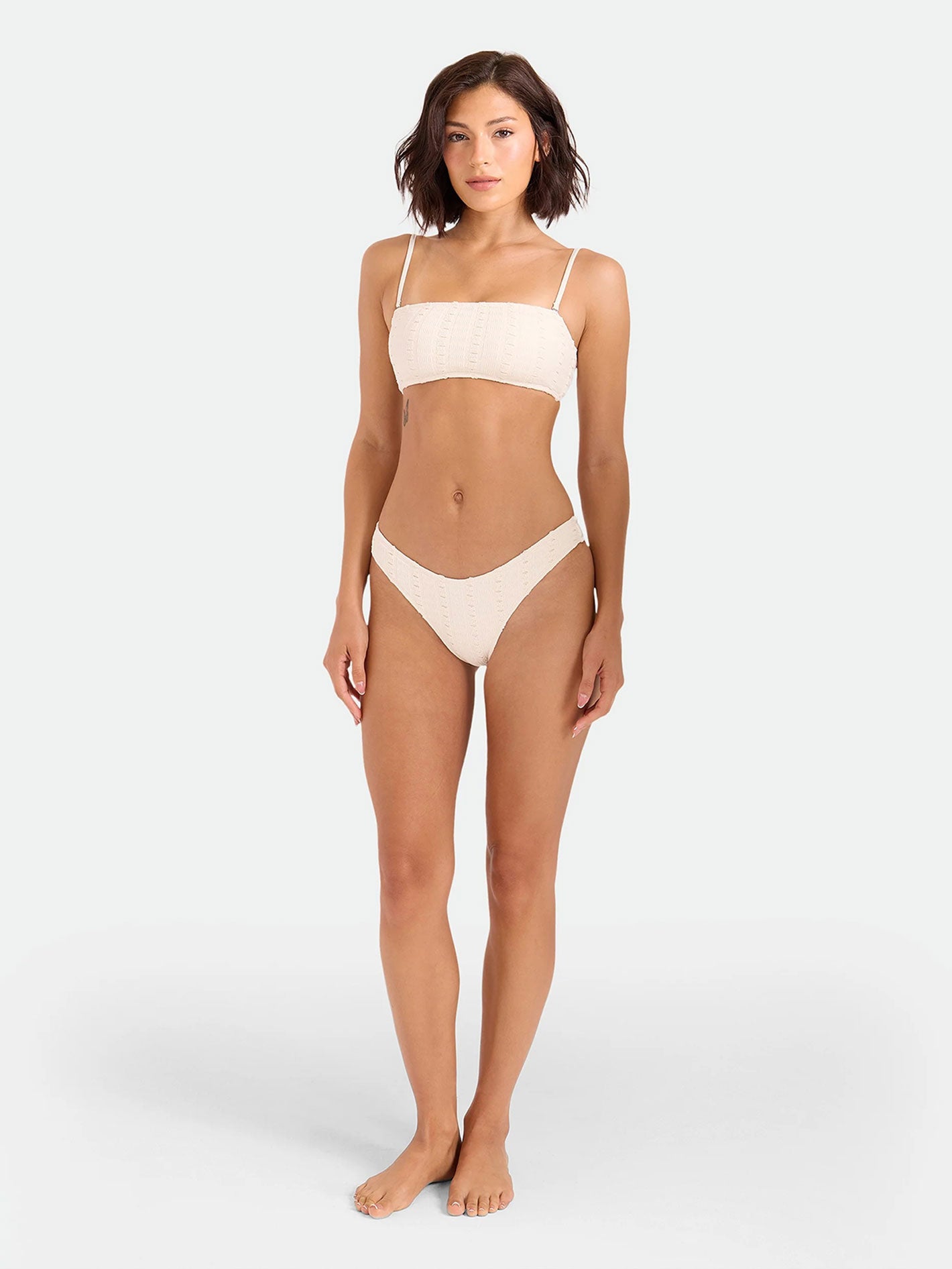 Volcom Coco Low Tide Bandeau Bra  - White Sand