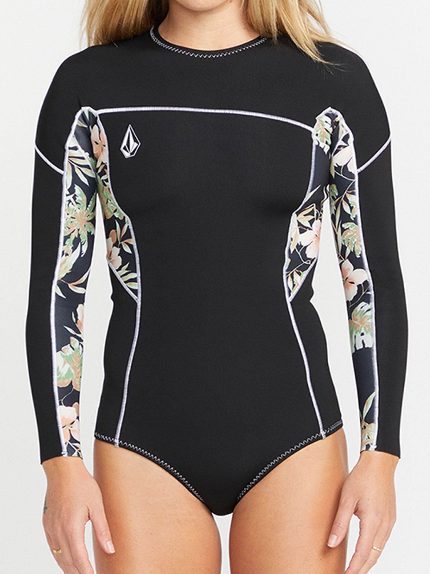 Volcom 1 Mm Ls Bz Springsuit One Piece - Black