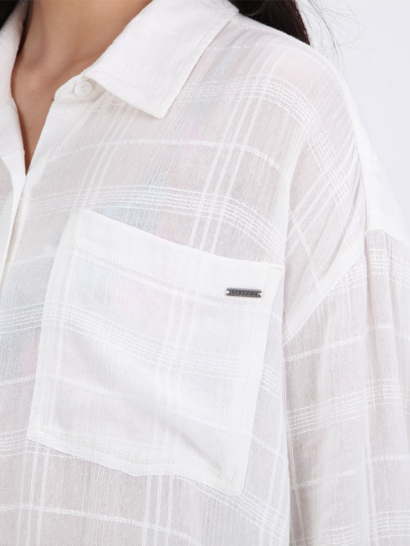 Volcom Lived In Button Up 2 Shirt - Star White