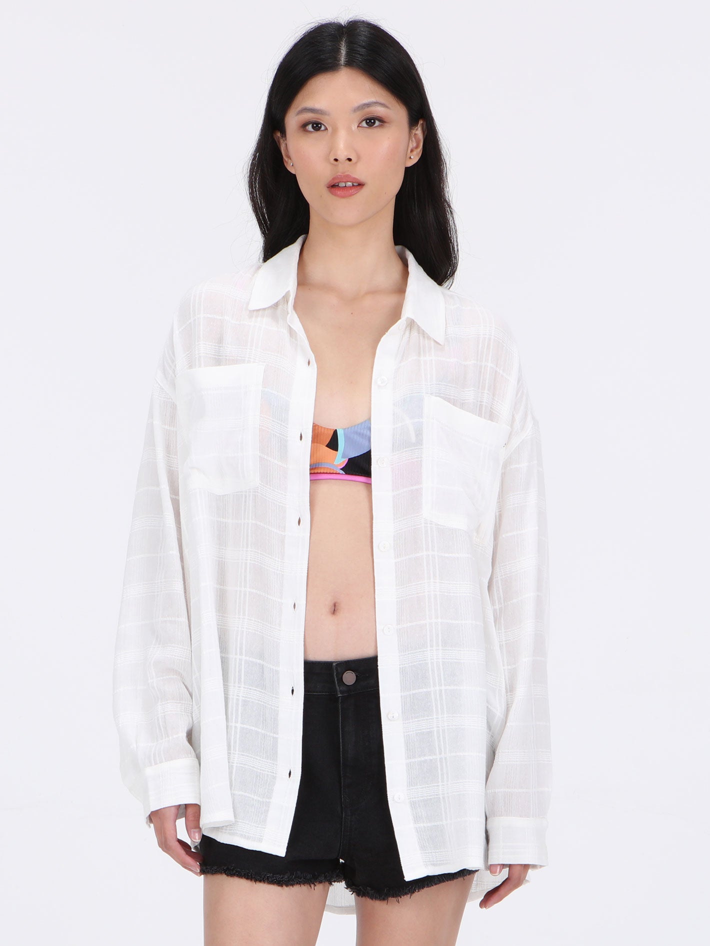 Volcom Lived In Button Up 2 Shirt - Star White