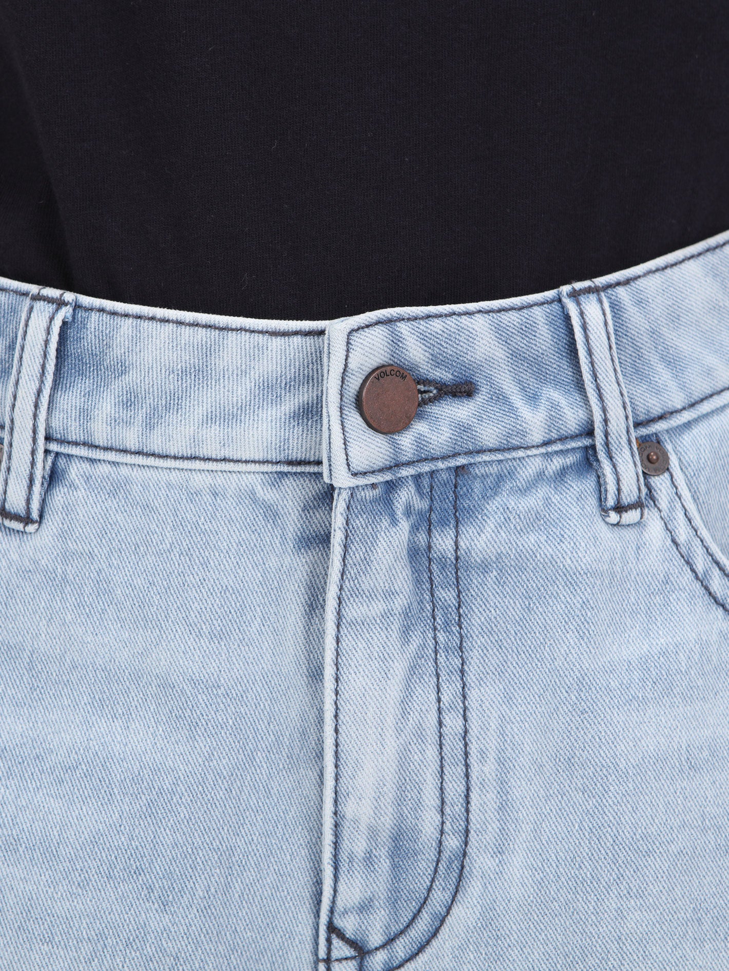 Volcom 1991 Stoned Short  - Worn Light Blue