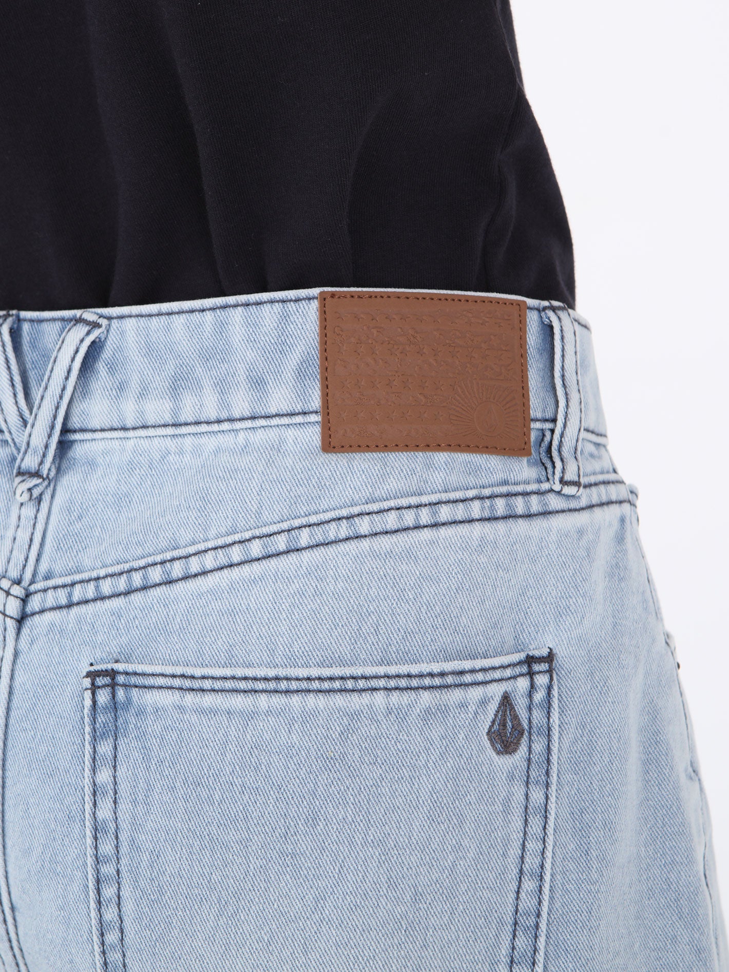 Volcom 1991 Stoned Short  - Worn Light Blue
